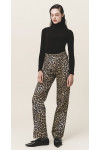 SAILOR LEOPAR PRINTED STRAIGHT PANTS